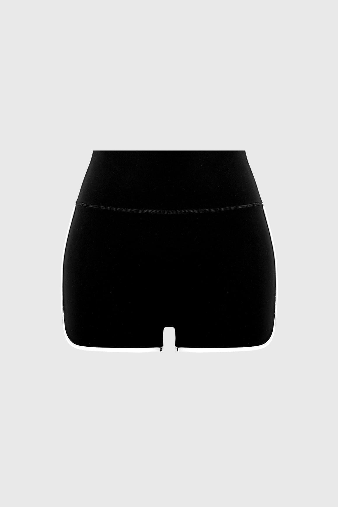 Contrast Piping Scrunch Short