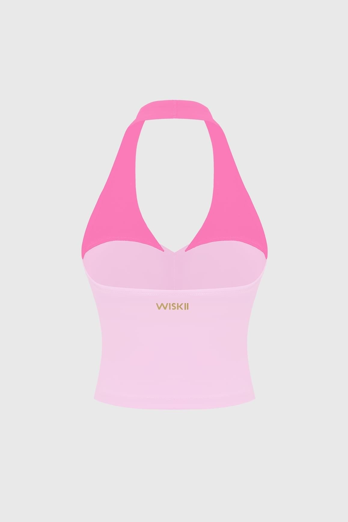 Riviera Contrast Halter Tank