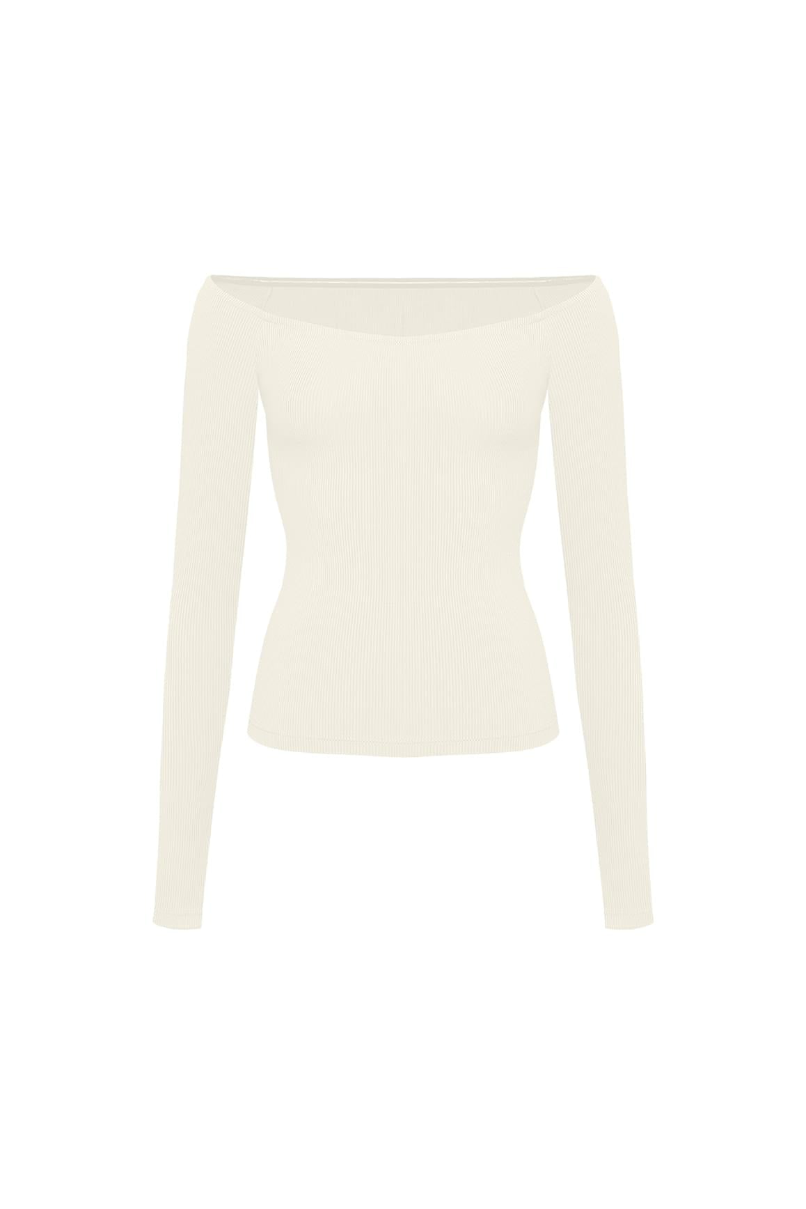 Sculpt Off-Shoulder Top