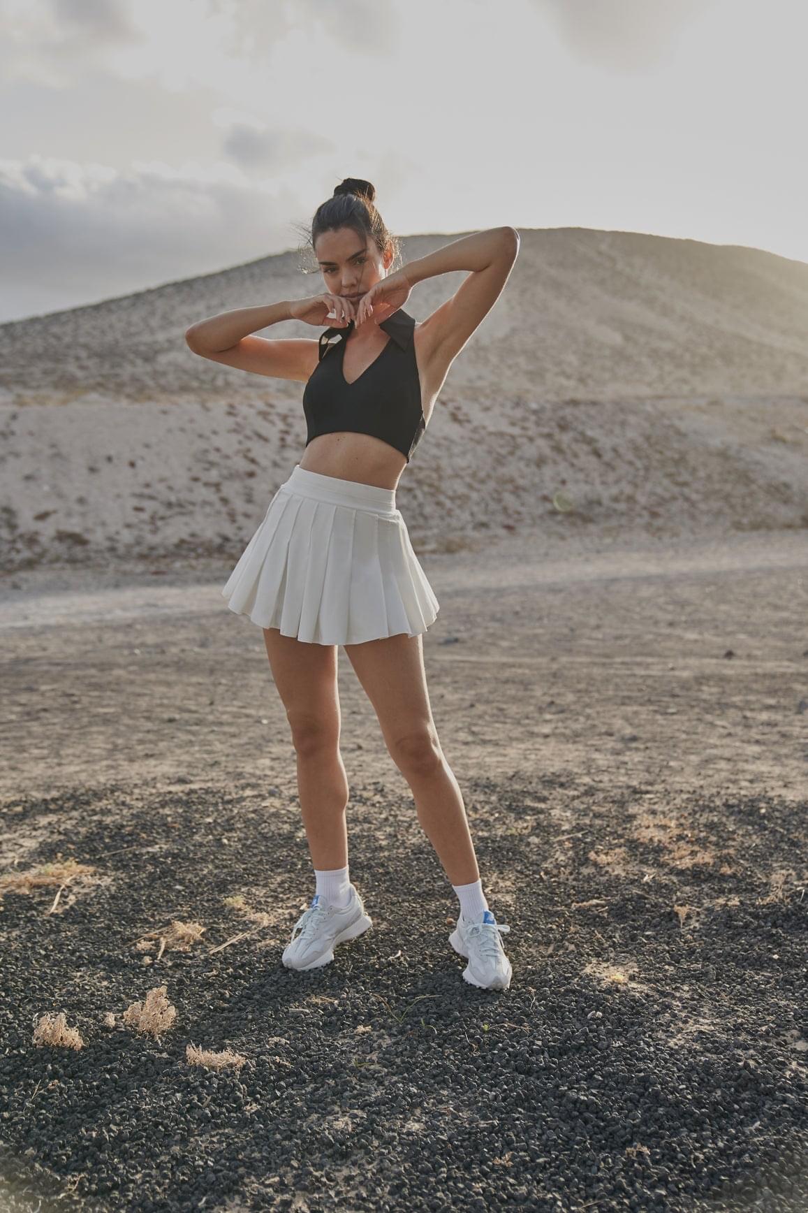 A-line Pleated Skirt