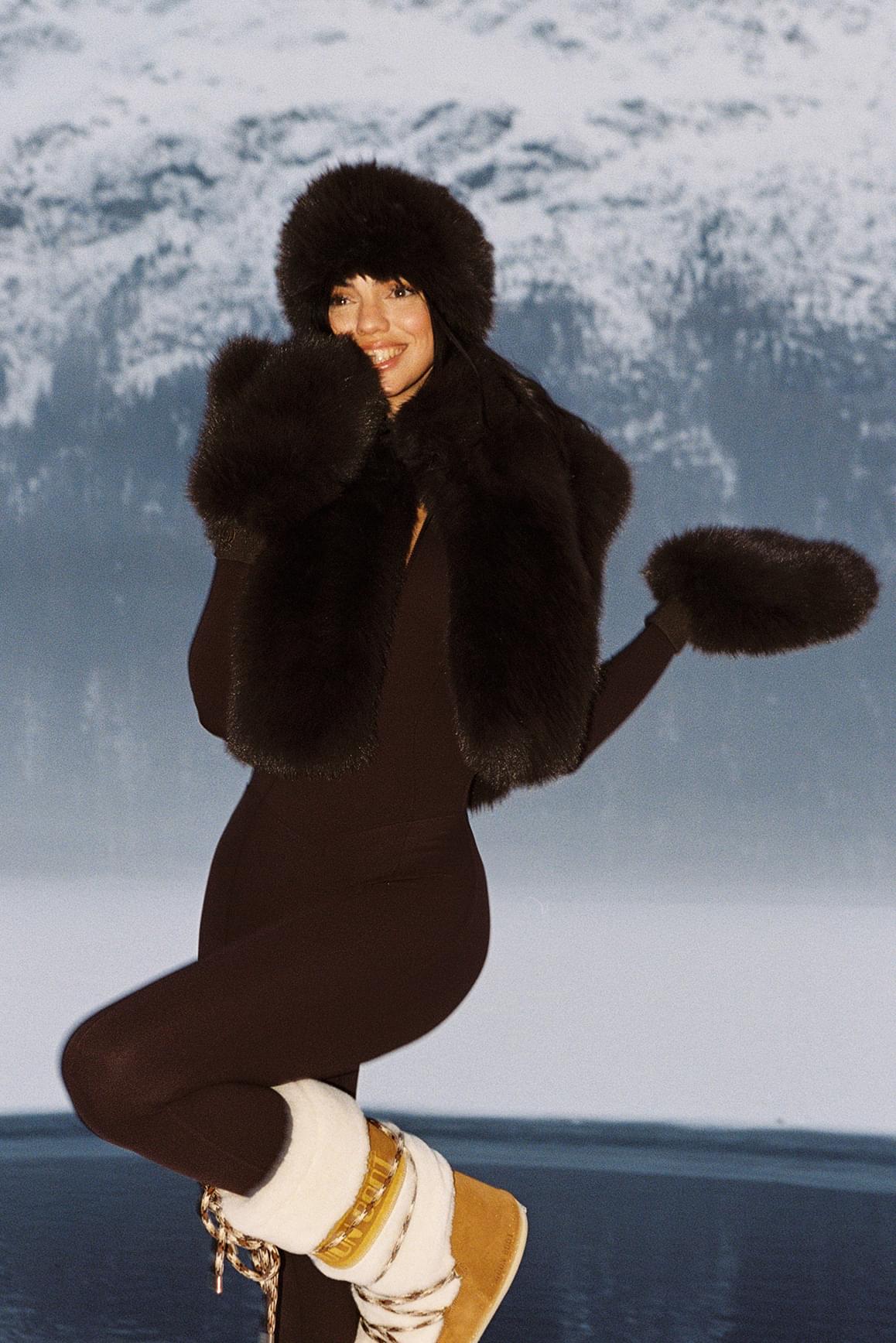 Alpine Cloud Faux Fur Vest