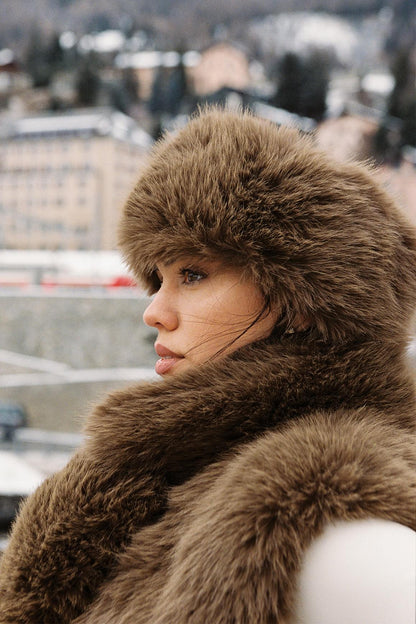 Alpine Cloud Faux Fur Vest