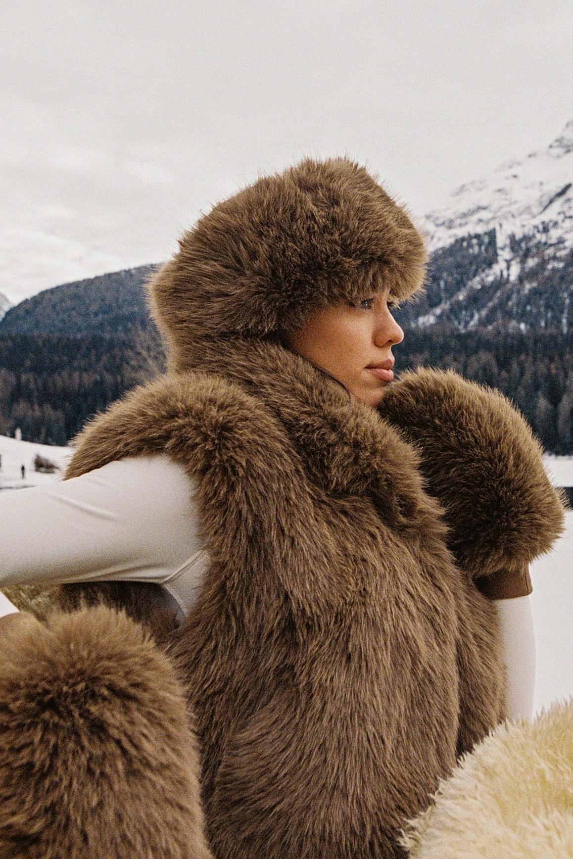 Alpine Cloud Faux Fur Vest