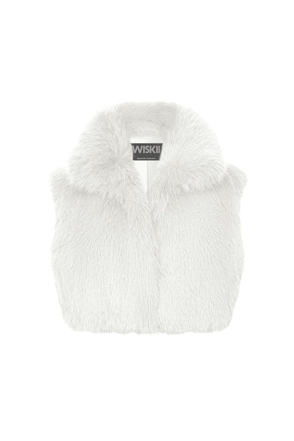 Alpine Cloud Faux Fur Vest