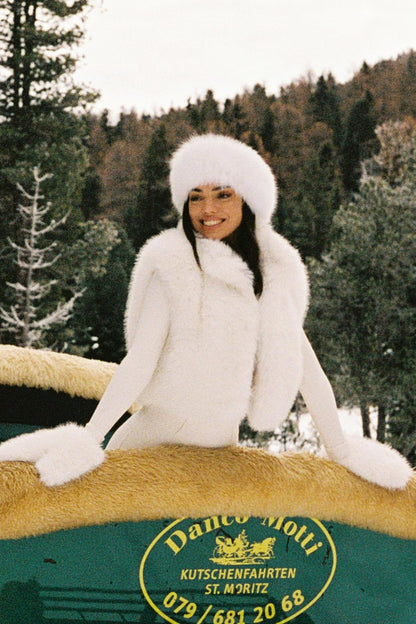 Alpine Cloud Faux Fur Vest