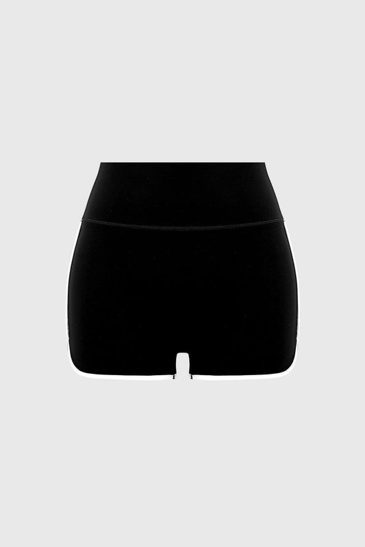 Contrast Piping Scrunch Short