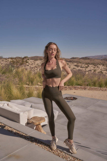 Cross Back Sports Bra & 7/8 High-Waist Energy Legging