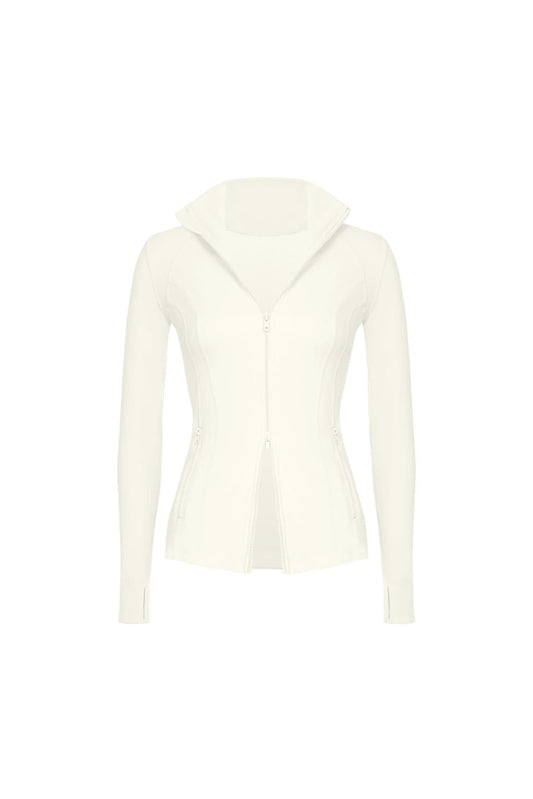 Double Zip Slim Fit Active Jacket