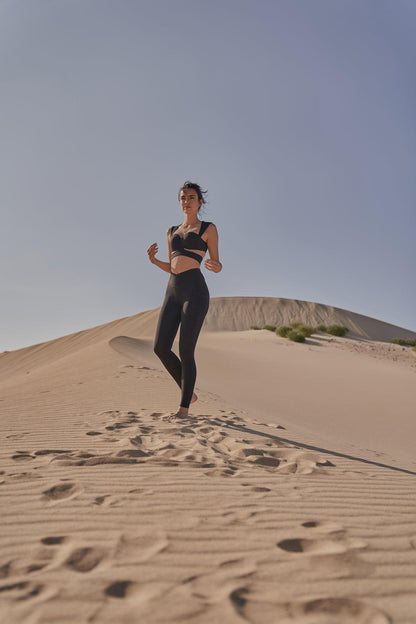 Elegant Corset Sports Bra & V-Waist Utility Legging