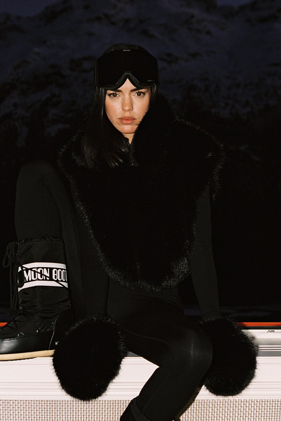 Frost Faux Fur Mittens