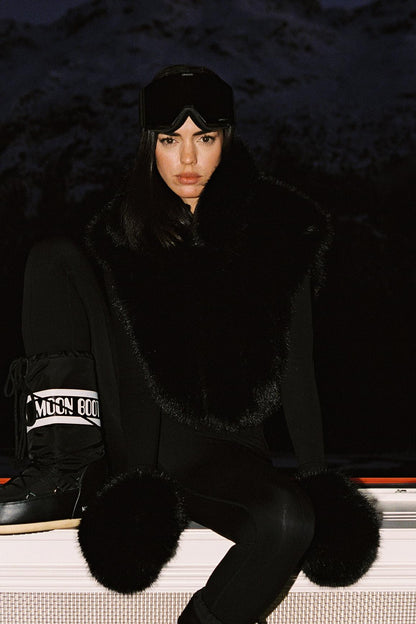 Frost Faux Fur Mittens