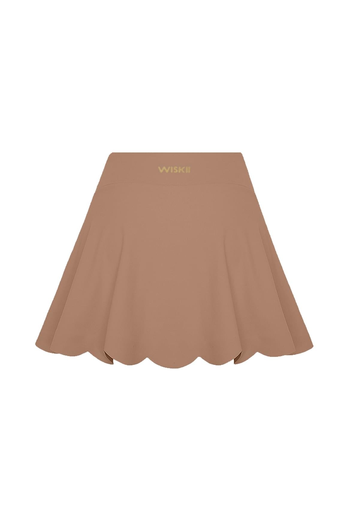 High-Waist A-line Tennis Skirt