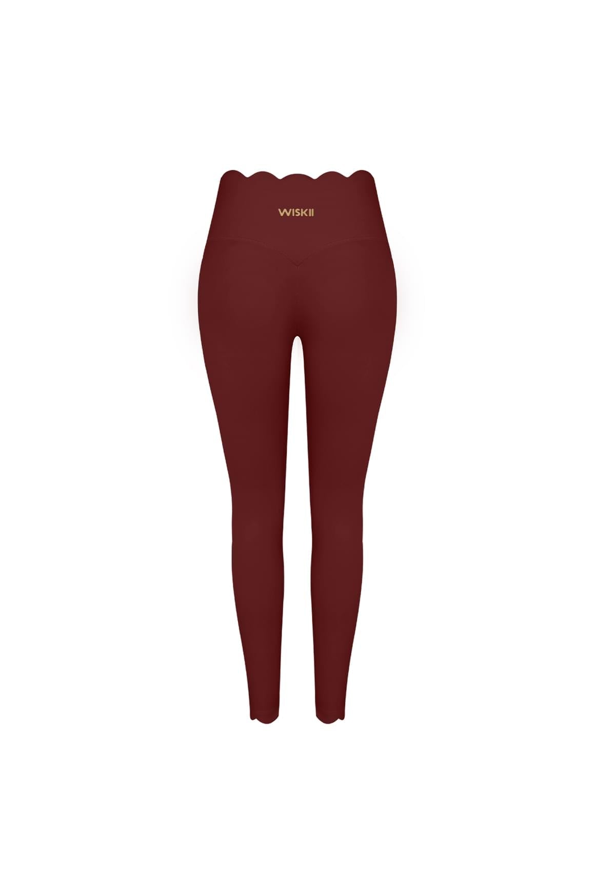 High-Waist Scallop Scrunch Legging