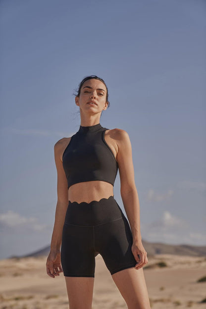 High-Waist Sculpting Biker Short