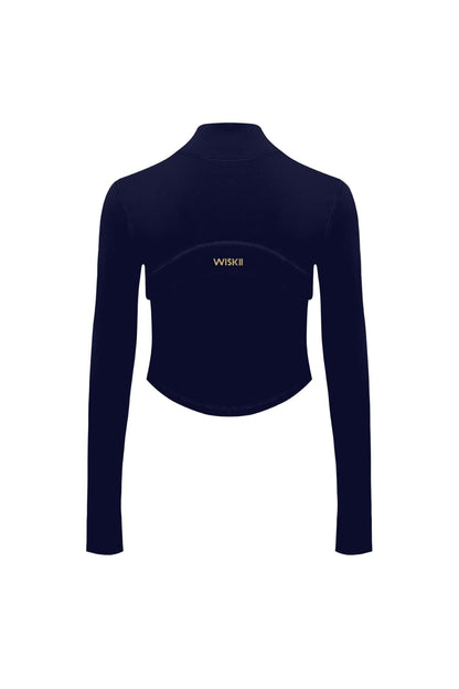 Hourglass Cropped Full Zip Jacket