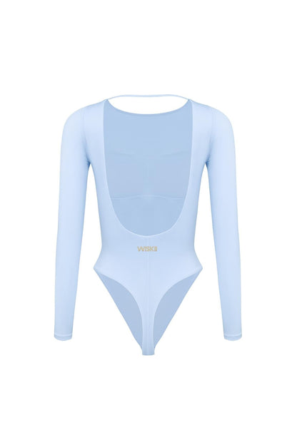 Long Sleeve Open Back Bodysuit
