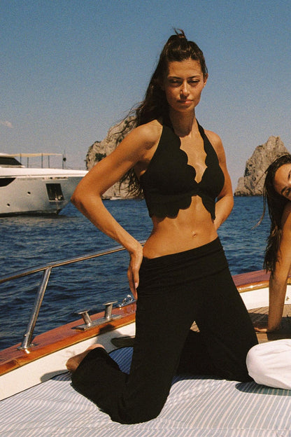 Low Rise Wide-Leg Pant