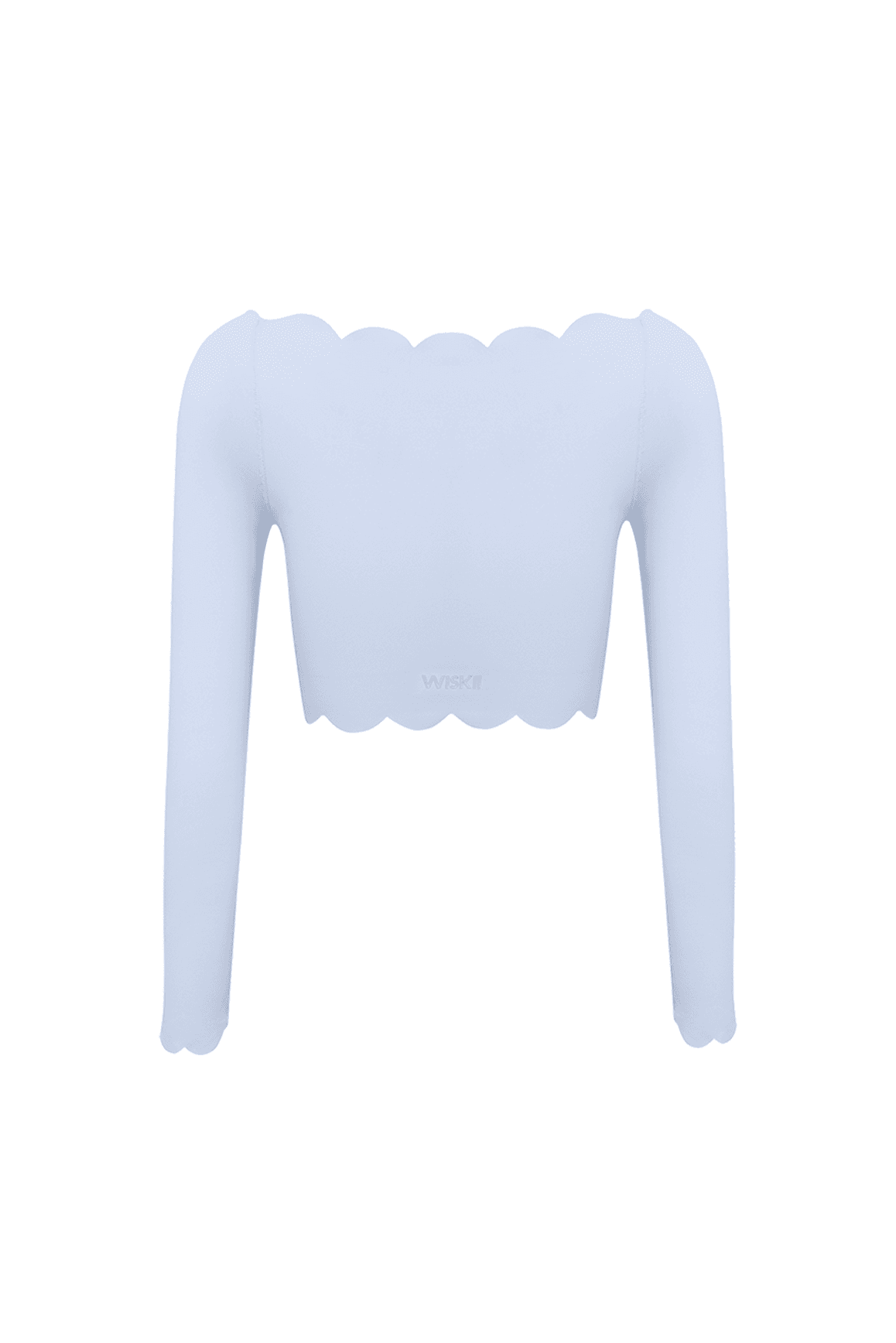 Off Shoulder Long Sleeve Crop Top