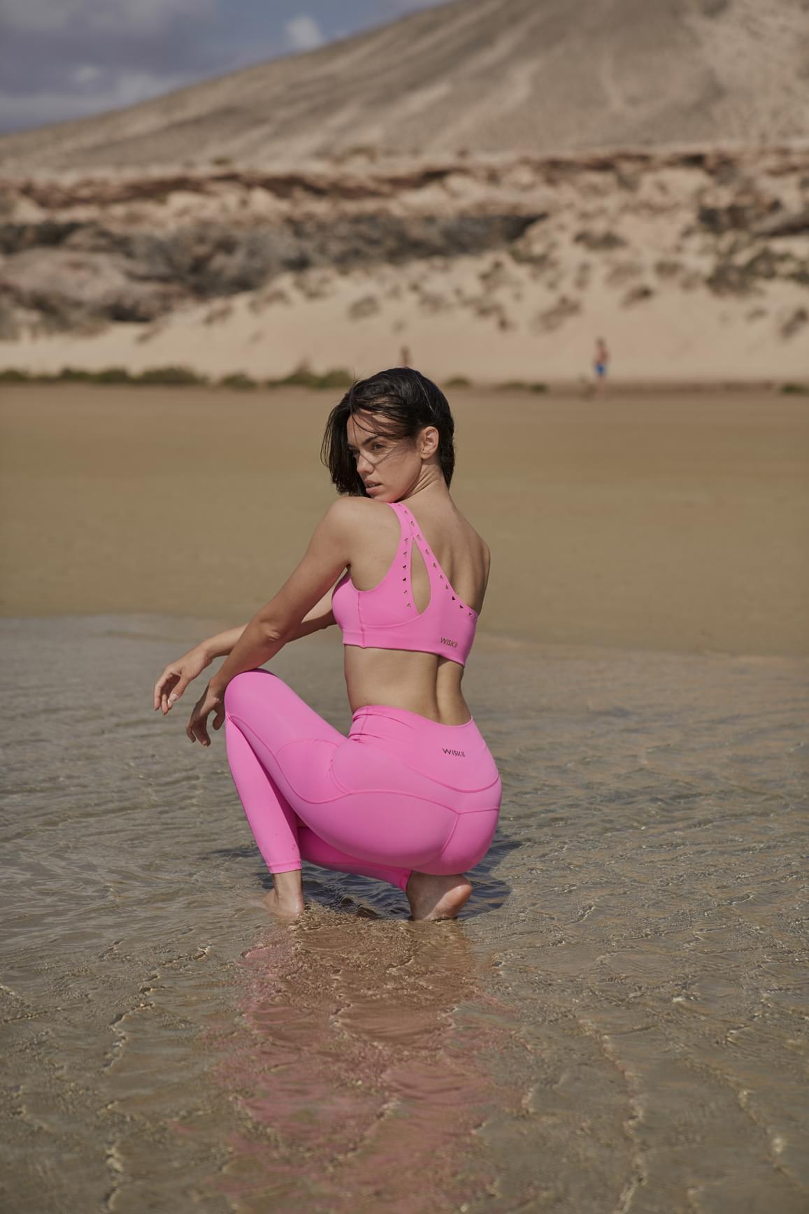 One-shoulder Laser Cut Sports Bra