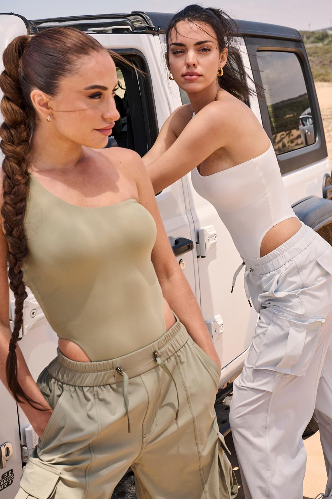 One-Shoulder Sleeveless Bodysuit