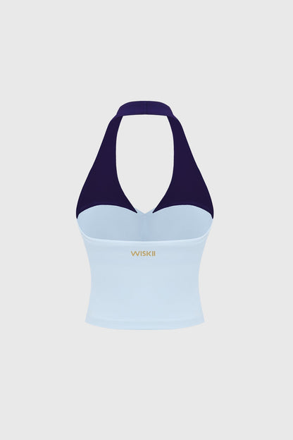 Riviera Contrast Halter Tank