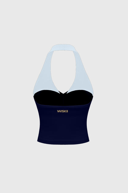 Riviera Contrast Halter Tank