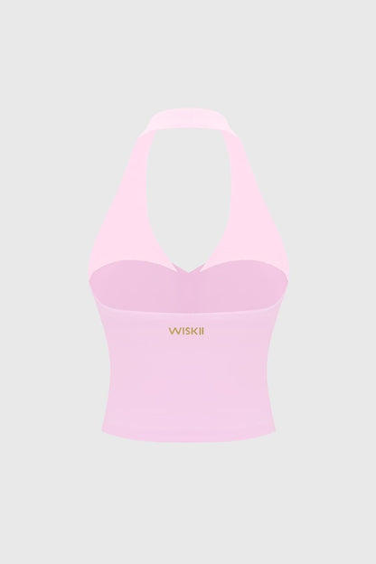 Riviera Contrast Halter Tank