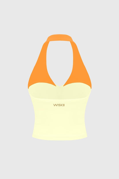 Riviera Contrast Halter Tank
