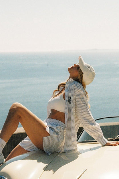 Riviera High Waist Cotton Short