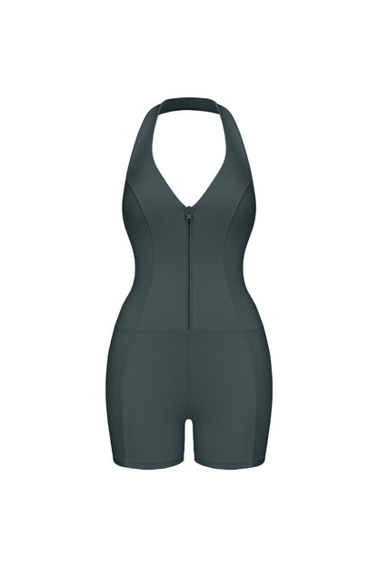 Riviera Hourglass Zip Front Romper