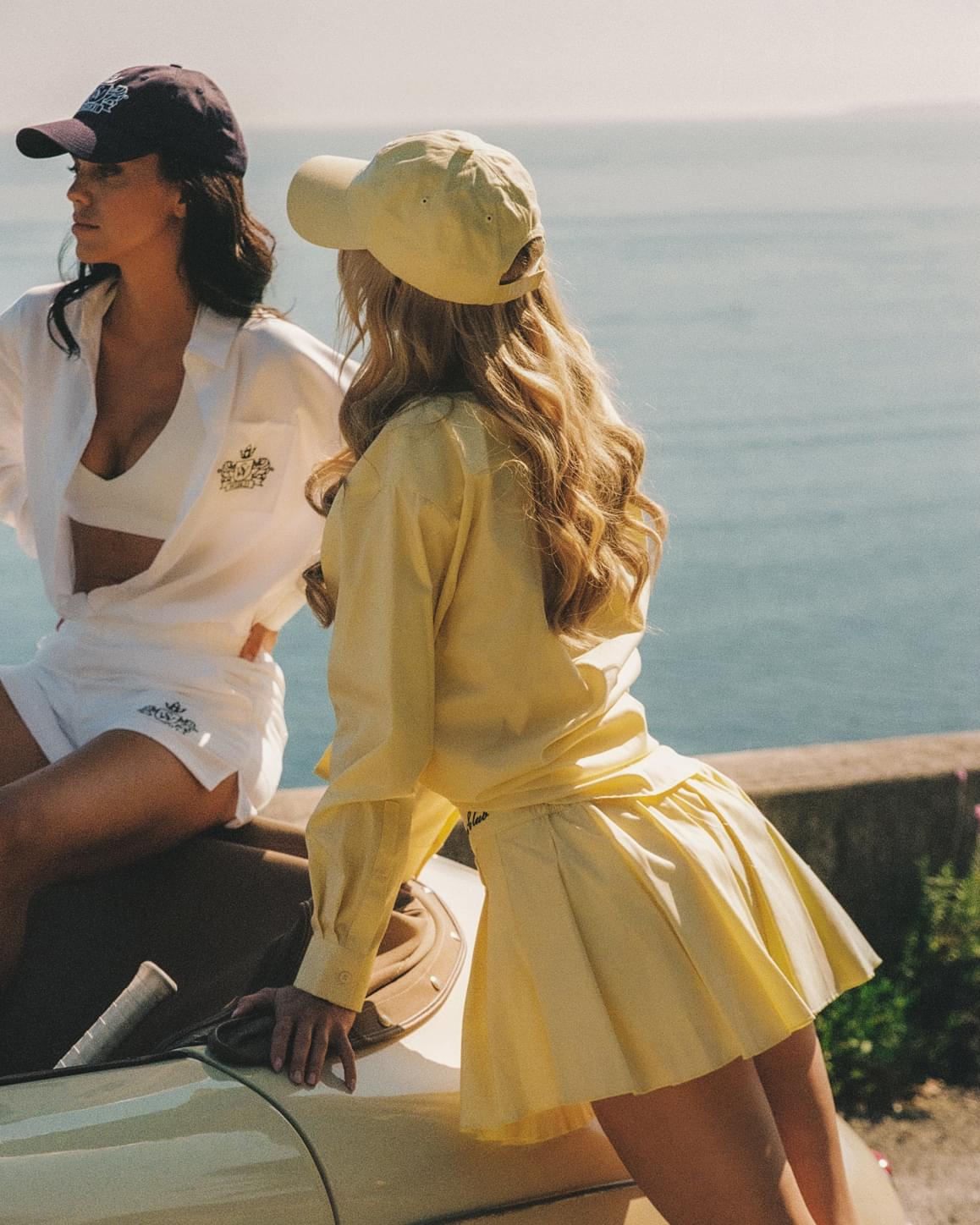 Riviera Relaxed Cotton Shirt & Riviera Pleated Skirt
