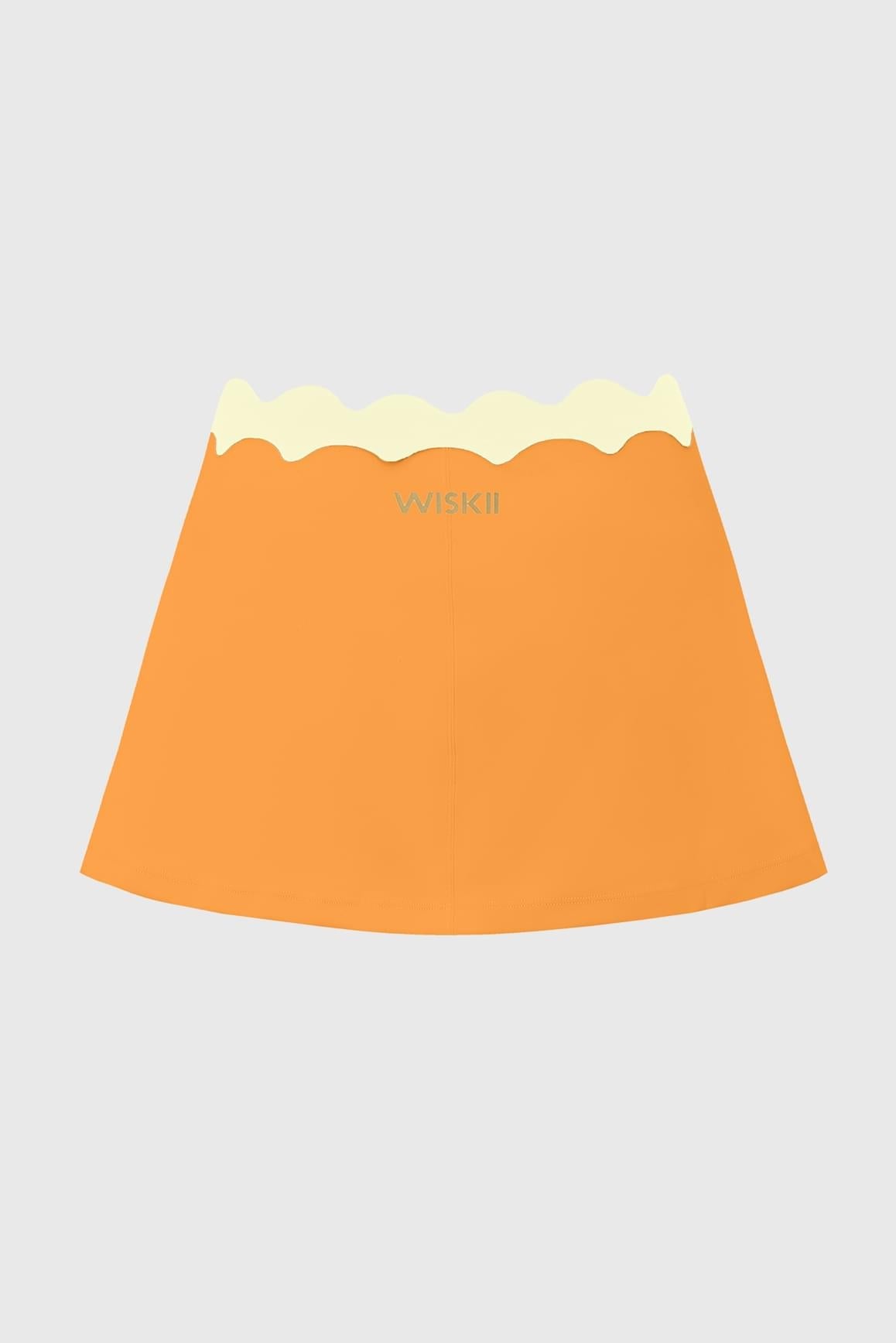 Riviera Scallop Contrast Skirt
