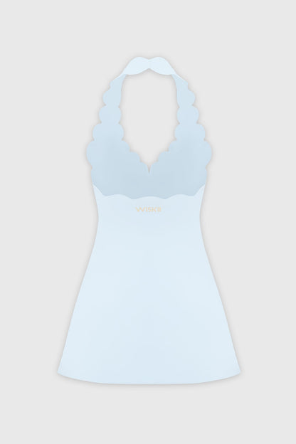 Riviera Scallop-Halter Dress