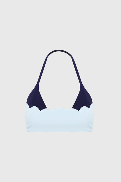 Scallop Contour Halter Bra