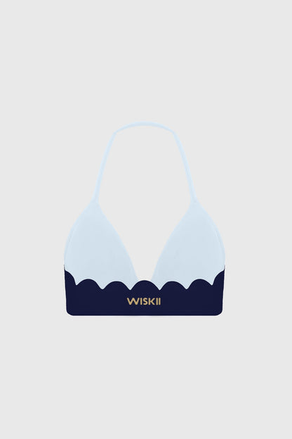 Scallop Contour Halter Bra