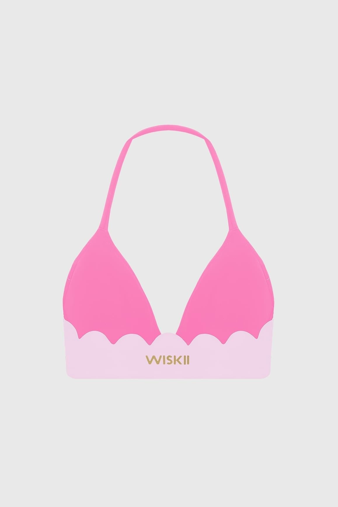 Scallop Contour Halter Bra