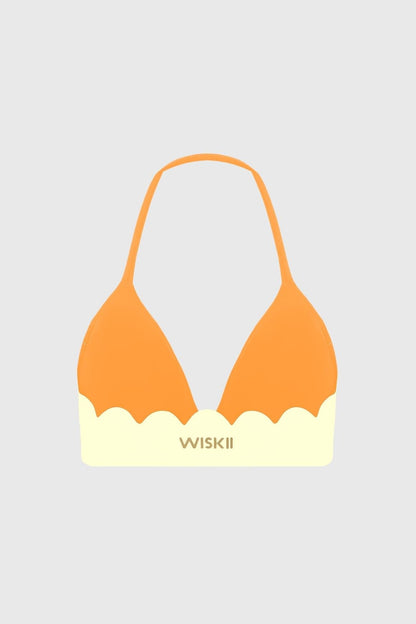 Scallop Contour Halter Bra