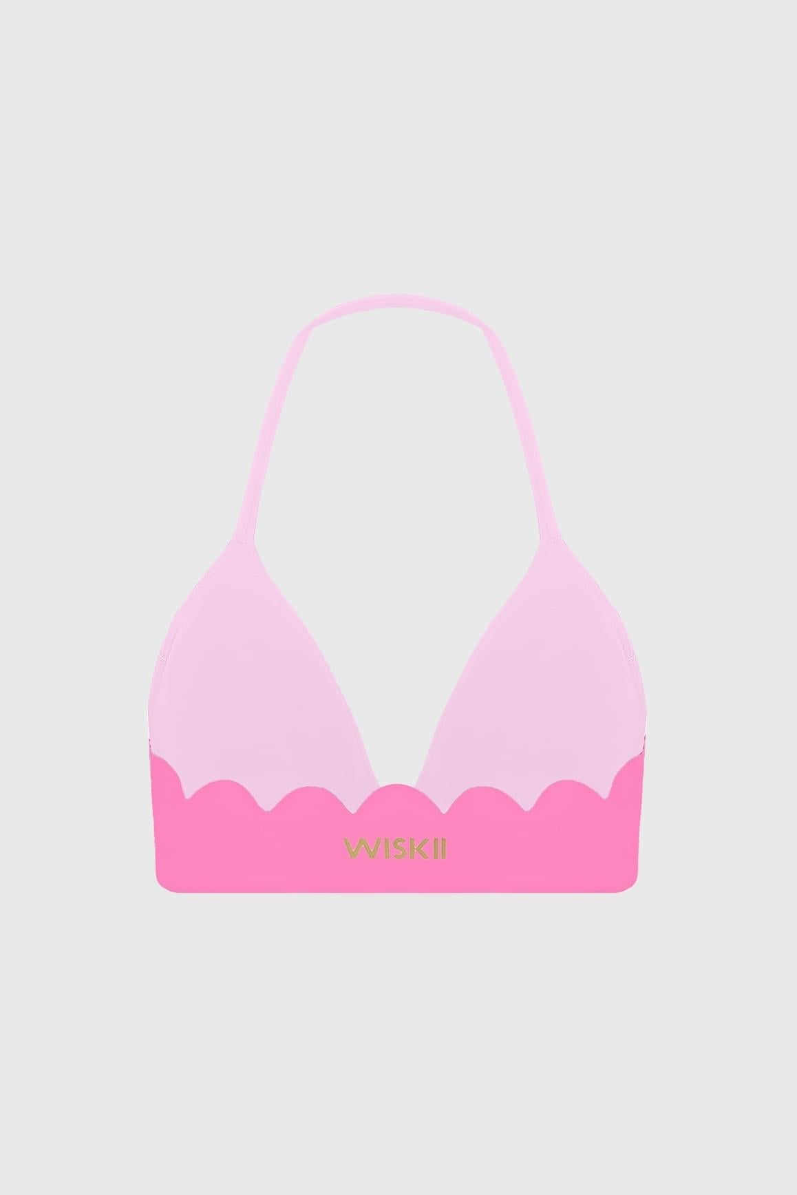 Scallop Contour Halter Bra