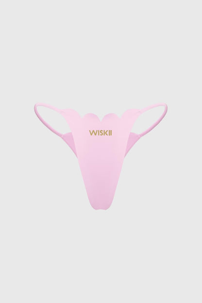 Scallop High-Leg Bikini Bottom