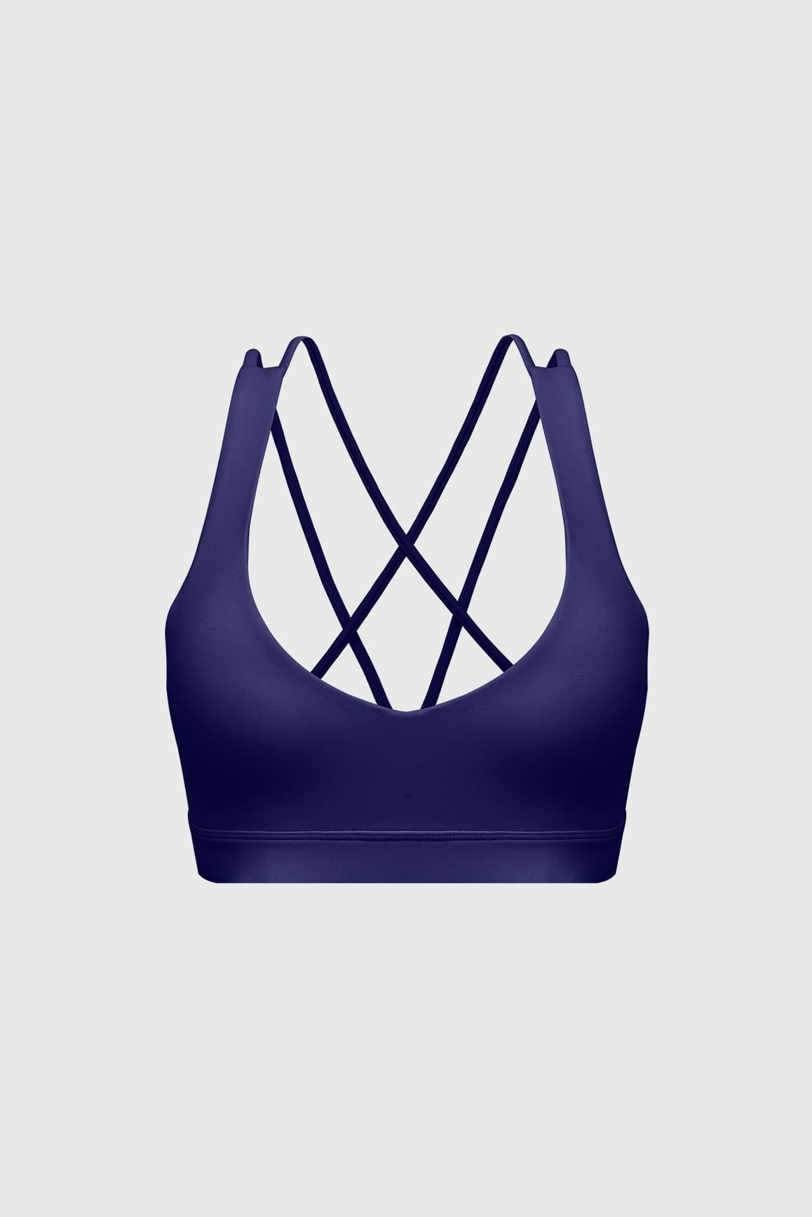 Scoop Neck Crossback Bra