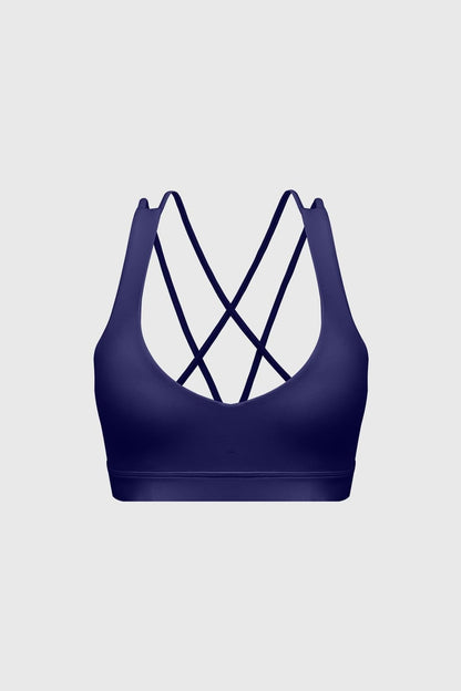 Scoop Neck Crossback Bra