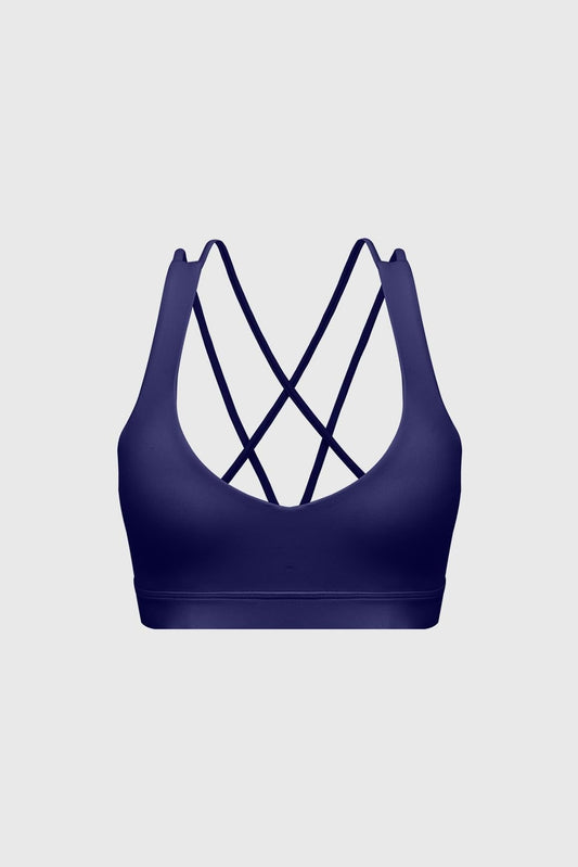 Scoop Neck Crossback Bra