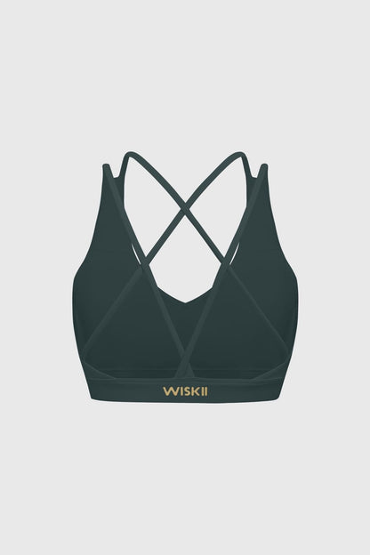 Scoop Neck Crossback Bra