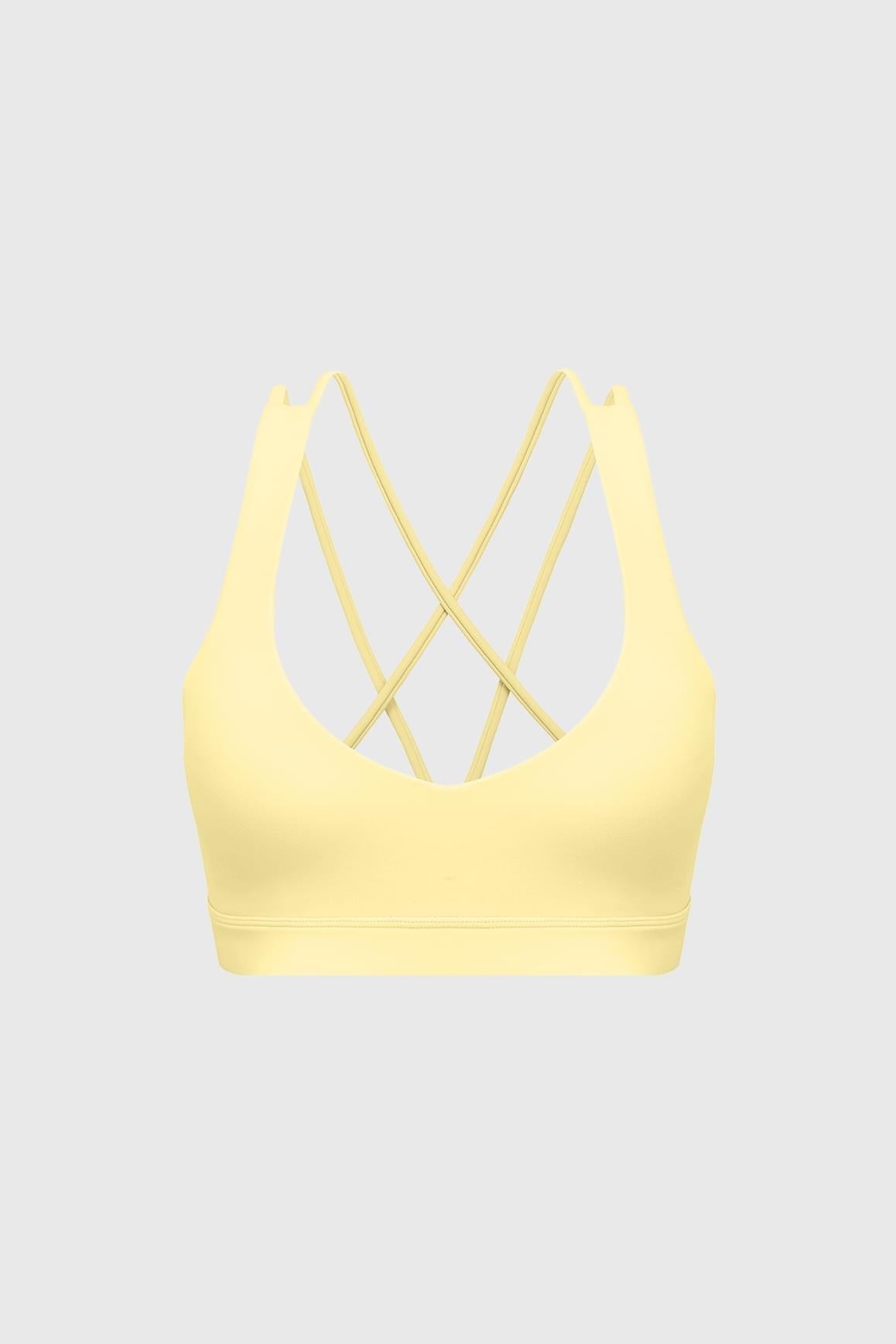 Scoop Neck Crossback Bra