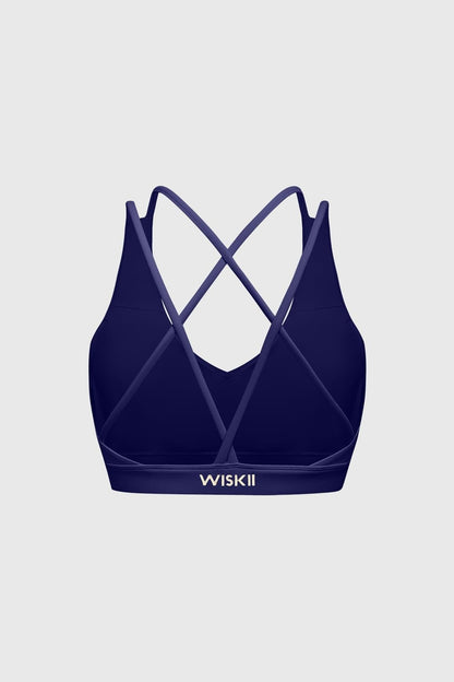 Scoop Neck Crossback Bra