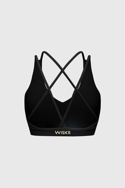 Scoop Neck Crossback Bra