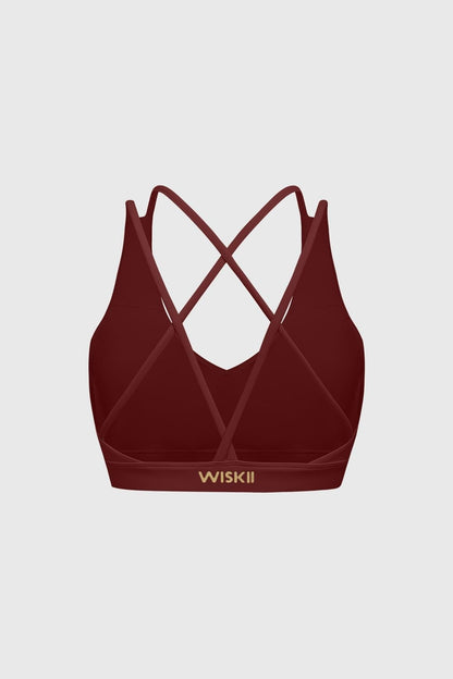 Scoop Neck Crossback Bra
