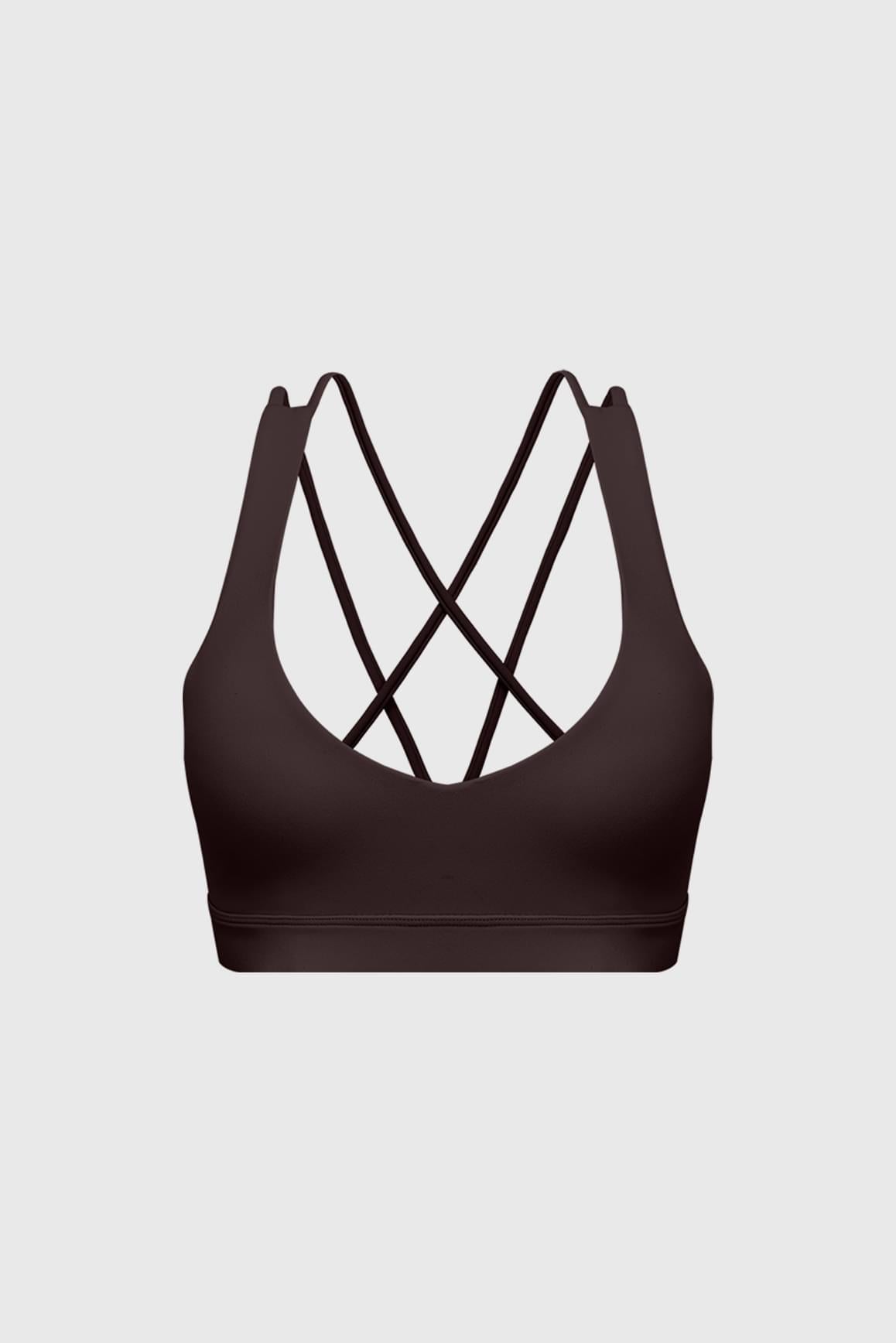 Scoop Neck Crossback Bra