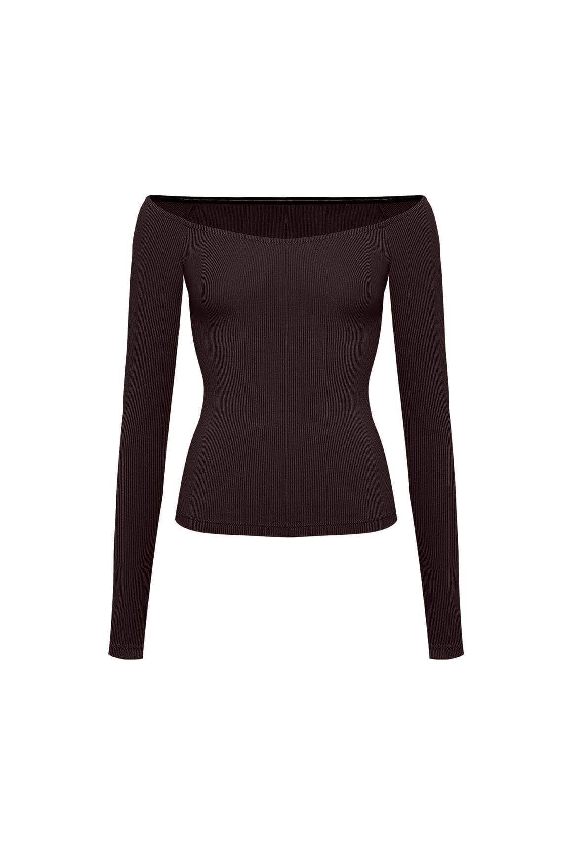 Sculpt Off-Shoulder Top