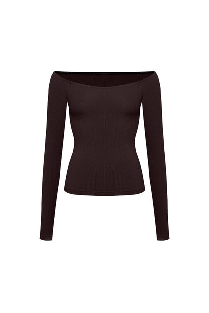 Sculpt Off-Shoulder Top
